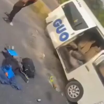 Gunmen reportedly k!ll GUO bus driver and abduct passengers along Benin-Ore road (video)