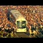 Moment Naked Man Runs in Front of Real Madrid Team Bus {VIDEO}
