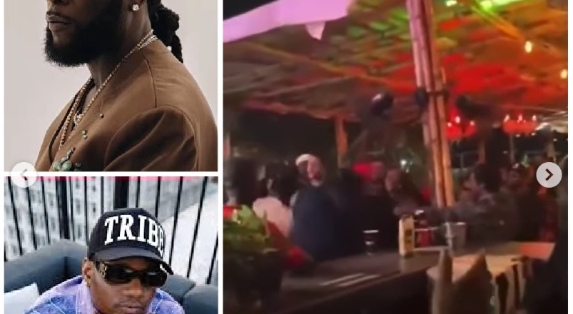 Eyewitness shares account of alleged clash involving Burna Boy, his crew and DJ Tunez