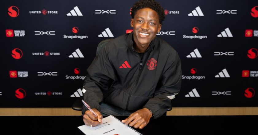 Manchester United midfielder Kobbie Mainoo signs new long-term contract until 2031