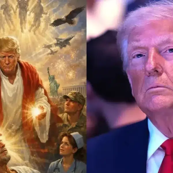 Donald Trump Rejects Claims Over Controversial AI Image