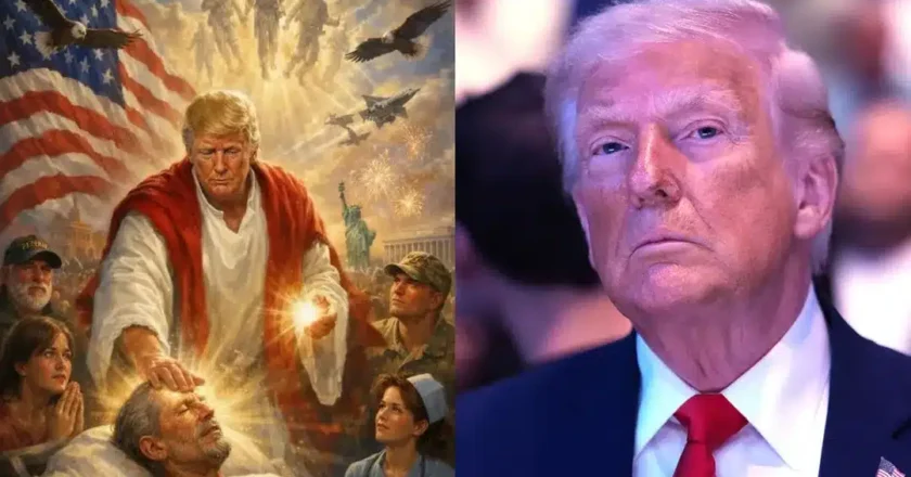 Donald Trump Rejects Claims Over Controversial AI Image