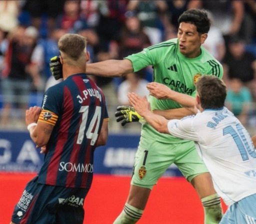 Real Zaragoza goalkeeper handed 13 game ban after punching opponent