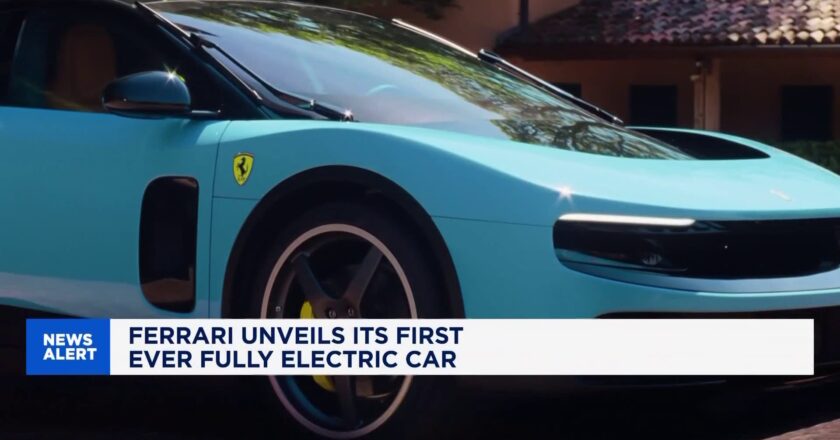 Ferrari unveils its first electric car and it comes with a $640,000 price tag