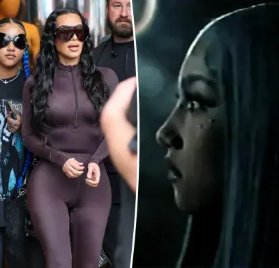 12-year-old North West unveils striking under-eye piercings in a haunting new music video