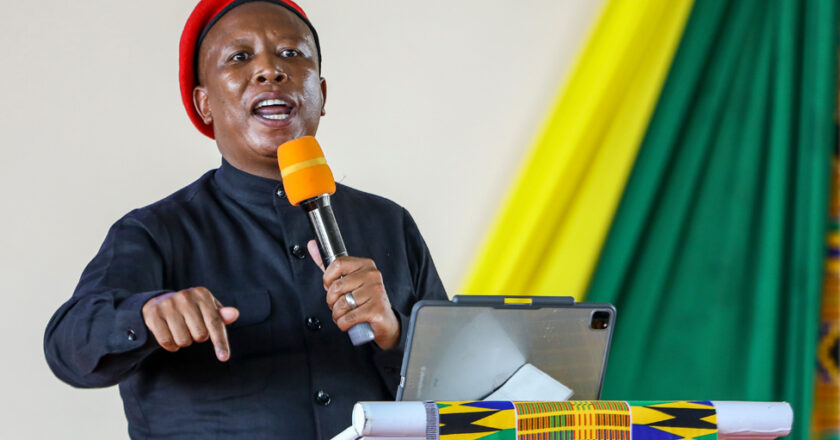 How many jobs have you created? Unskilled men with no skills- Julius Malema, slams his compatriots accusing Nigerians, Ghanaians and other African nationals of taking their jobs