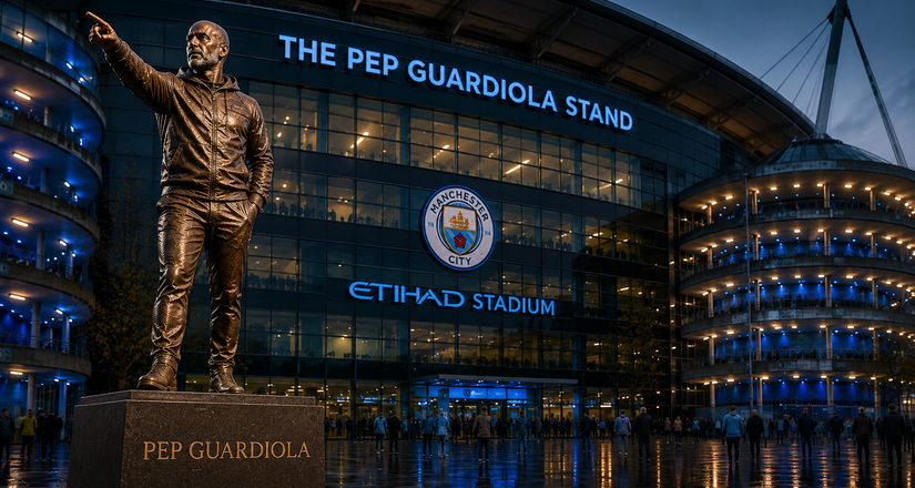 Manchester City To Honour Pep Guardiola With Stadium Stand And Statue