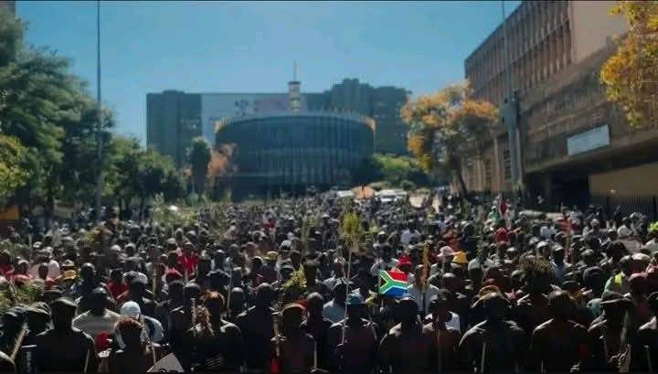 Thousands of South Africa’s hits major cities to protest against immigration {VIDEO}