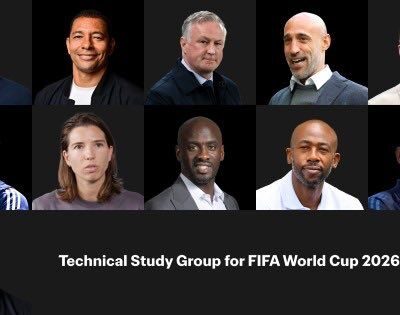 Identity of FIFA 2026 World cup Technical Study Group for FIFA World Cup 2026 reveals