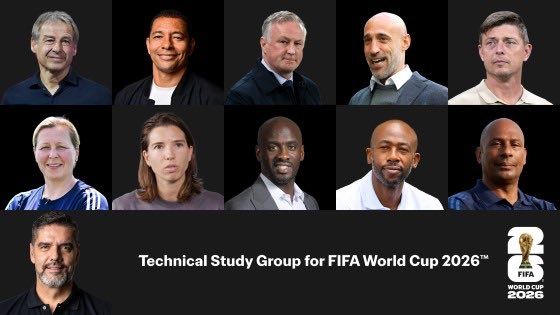 Identity of FIFA 2026 World cup Technical Study Group for FIFA World Cup 2026 reveals