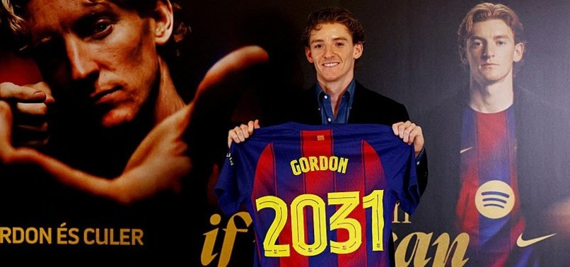 Barcelona unveil €80 million Anthony Gordon from Newcastle