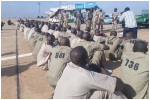 Moment Repentant terrorists swear oath with Quran before reintegration, says Borno