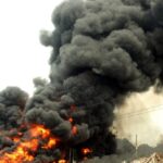 Panic in Lagos as Gas Explosion Rocks Shops
