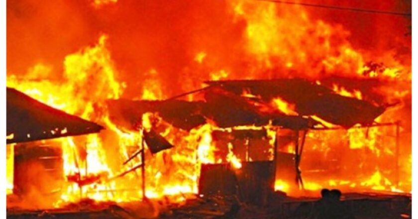 SAD : Fire razes residential building in Kwara