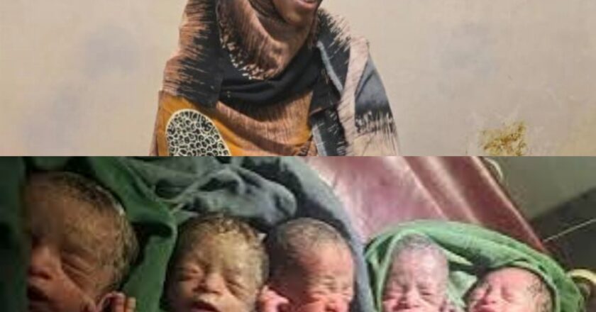 Woman births quintuplets after 12 years of trying for a child