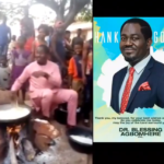 Trending Video Shows Blessing Agbomhere Assisting Elderly Women In Garri Processing