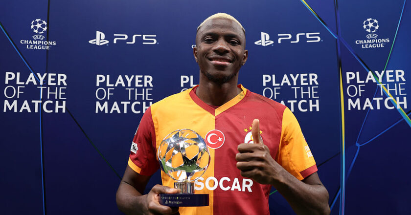 Osimhen Ranked Among Champions League’s Top Match-Winners as UEFA Unveils Award Standings