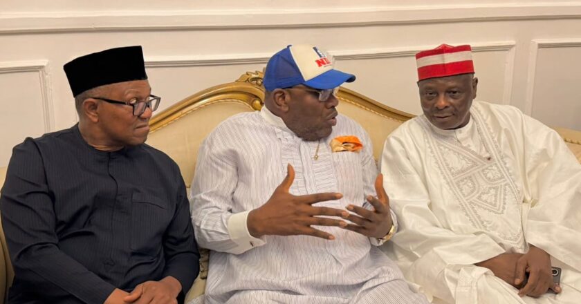 Peter Obi, Kwankwaso officially join NDC