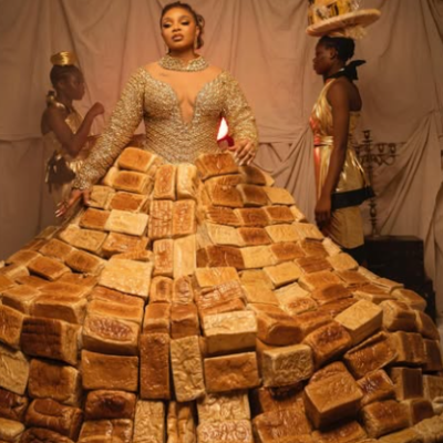 Guinness World Record reacts to BBNaija star, Queen’s AMVCA bread outfit