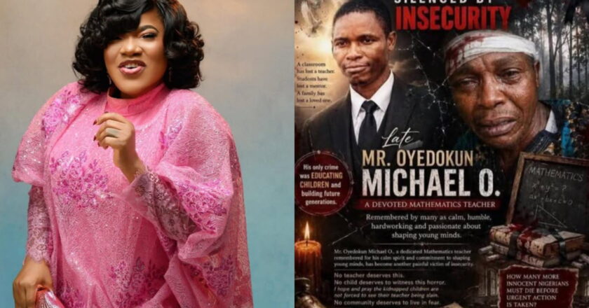 “What is the state government doing to prevent future occurrences?” – Toyin Abraham reacts to the recent killing in Oyo State