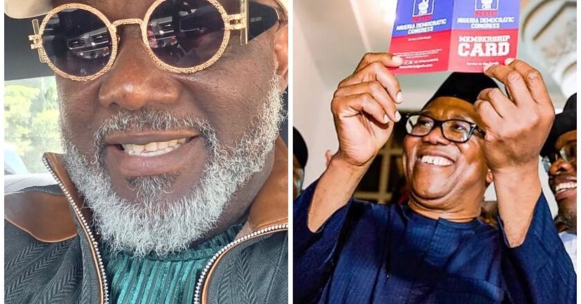 If he can not face party tribulations and crisis, how does he intend to handle Nigeria,?- Dino Melaye knocks Peter Obi for dumping ADC for NDC