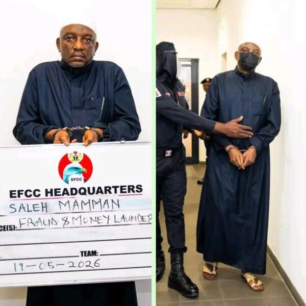 UPDATE : EFCC releases mugshot of arrested ex-Minister of Power, Saleh Mamman