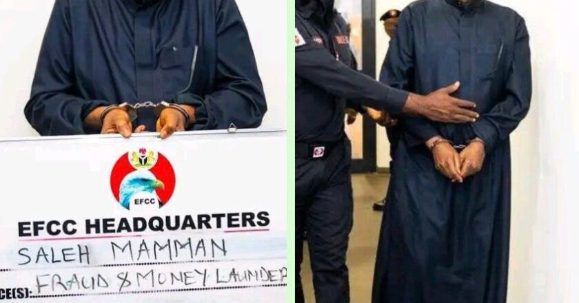 UPDATE : EFCC releases mugshot of arrested ex-Minister of Power, Saleh Mamman