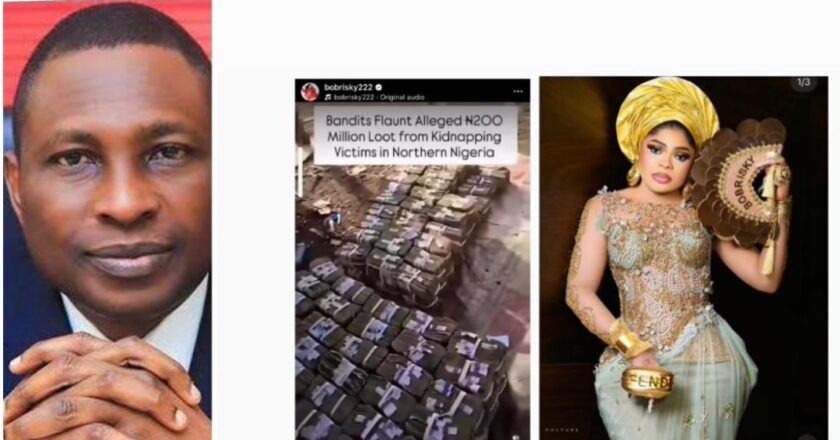 You left bandits showing off money on Tiktok to go after people spraying their own money in a party? Bobrisky slams EFCC chairman