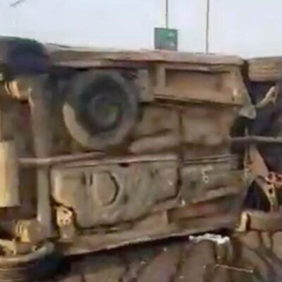 SAD : Woman de@d, four injured as vehicles collide on Third Mainland bridge
