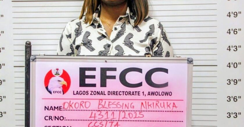 BREAKING : Alleged N36m Fraud: EFCC arraigns Blessing CEO in Lagos as she’s remanded in custody