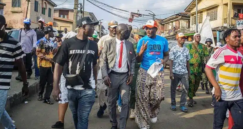 Huge Crowd As Desmond Elliot, Odunuga Participate In Surulere Assembly APC Primary