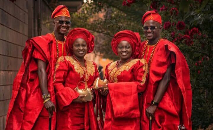 Reaction as Twin brothers wed twin sisters who bear same name as them