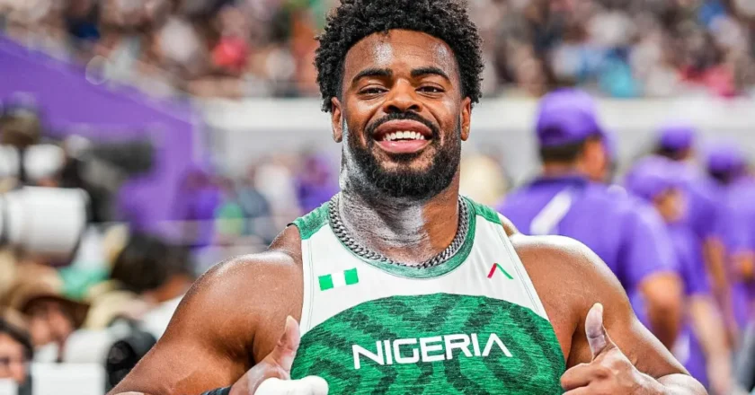 Nigerian Shot Put star Enekwechi wins Gold in Russia