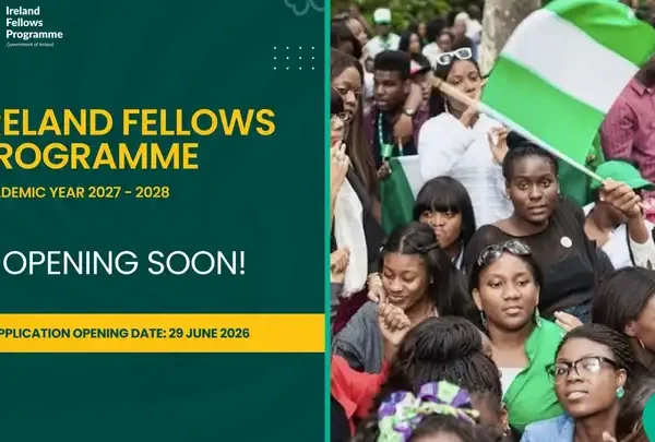 Ireland opens scholarship applications for Nigerians Monday