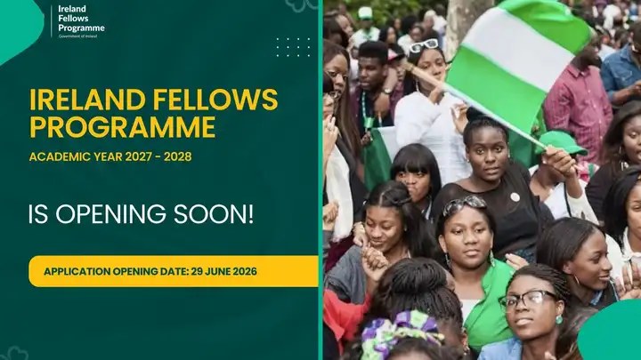 Ireland opens scholarship applications for Nigerians Monday