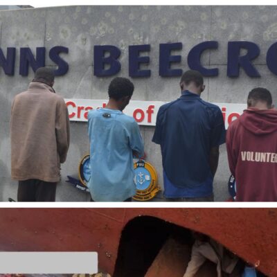 Nigerian Navy intercepts five stowaways on India-bound merchant ship