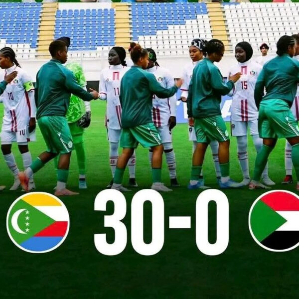 Comoros Women Thrash Sudan 30–0 in Dominant Display