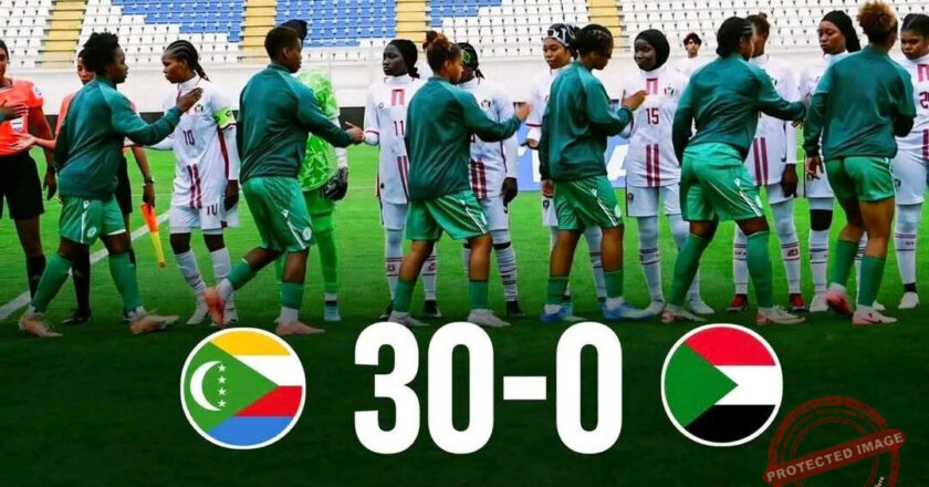 Comoros Women Thrash Sudan 30–0 in Dominant Display