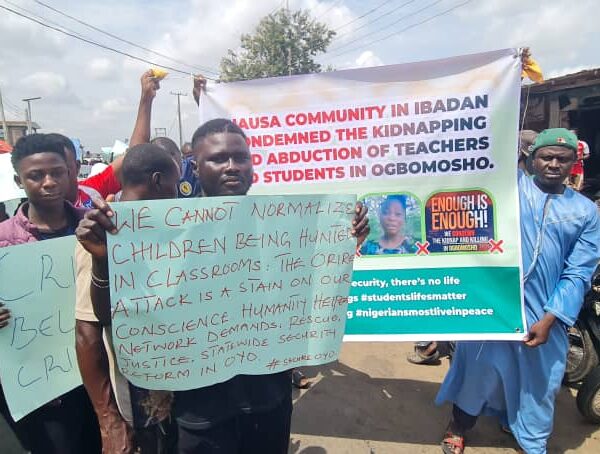 Hausa Community in Ibadan Protest Against Ethnic Profiling {PHOTO}