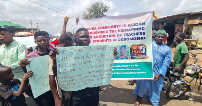 Hausa Community in Ibadan Protest Against Ethnic Profiling {PHOTO}