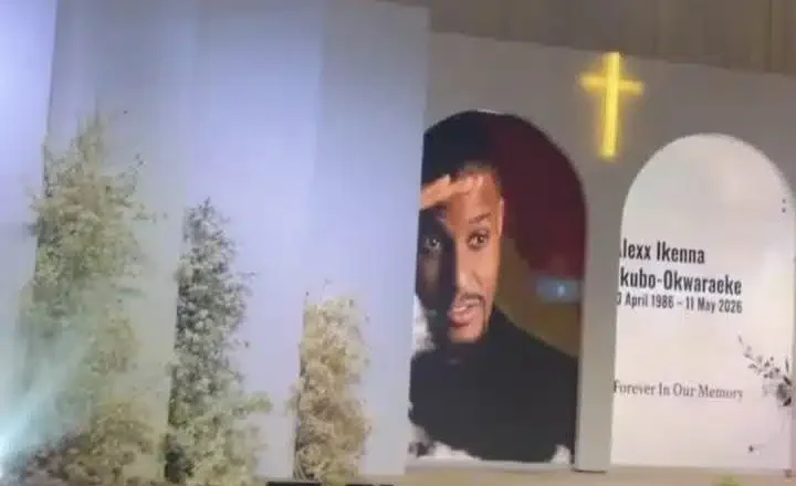 Celebrities Attend Alex Ekubo Service Of Songs {VIDEO/PHOTOS}