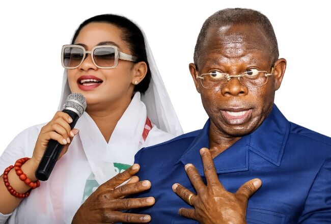 Oshiomhole alleges forged signatures in Natasha Akpoti-Uduaghan’s suspension report