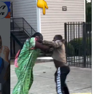 Video Shows Nigerian Couple Involved in Heated Fight in the US, Sparks Reactions Online {VIDEO}