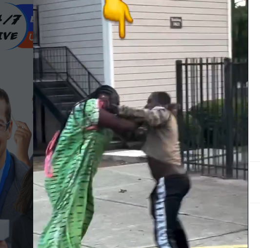 Video Shows Nigerian Couple Involved in Heated Fight in the US, Sparks Reactions Online {VIDEO}