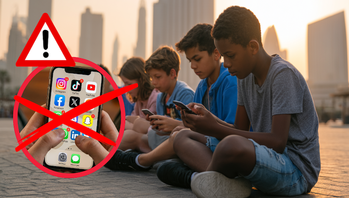 UAE bans social media for under-15s