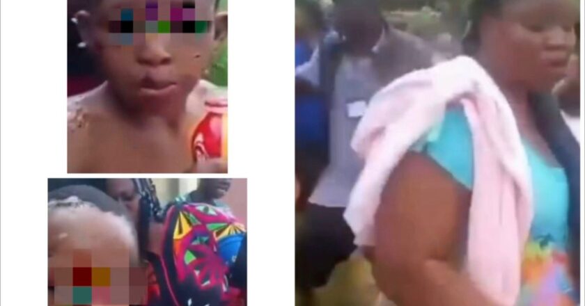 Couple and one other arrested over physical ab#se of a 10-year-old child in Anambra {VIDEO}