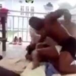 Nigerian man filmed brut@lly assa@lting his woman {VIDEO}