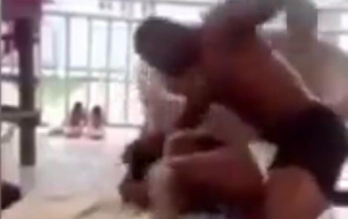 UPDATE : Abia police arrest man caught on camera ass@ulting woman {VIDEO}