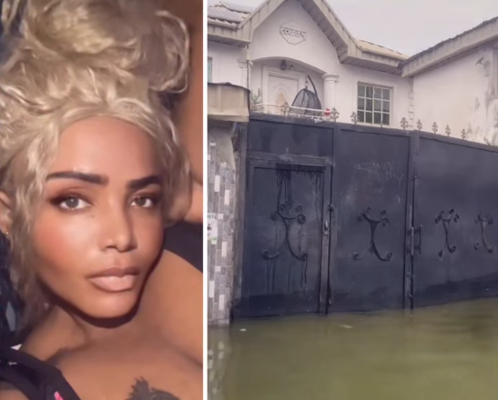 “Cars can no longer enter my street in Lekki due to flood” – Actress Cossy Ojiakor lament