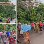 Enugu women stage protest against s£x workers, accuse them of taking over their husbands and sons